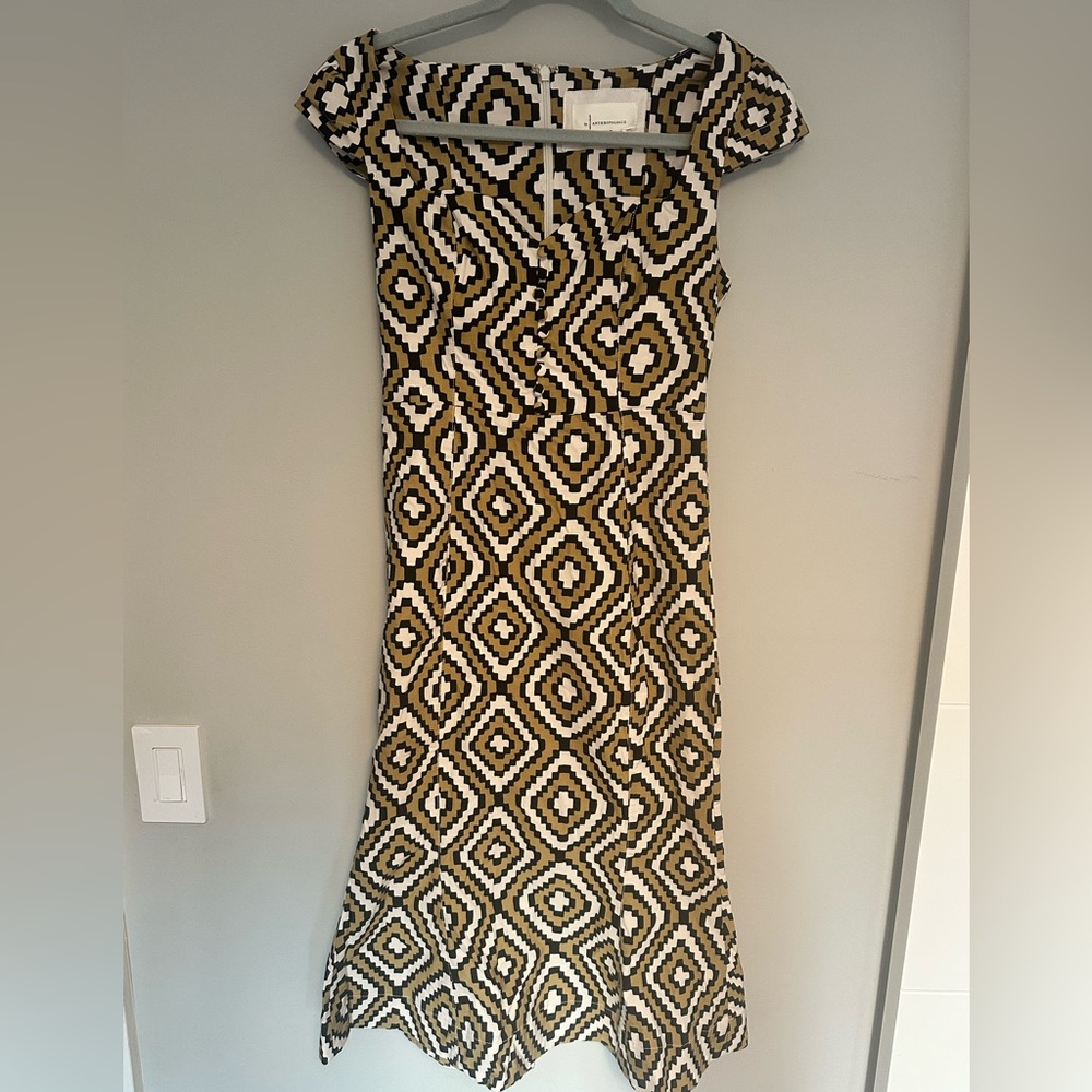 Anthropologie Maeve Cecily Fit Flare Sweetheart Dress